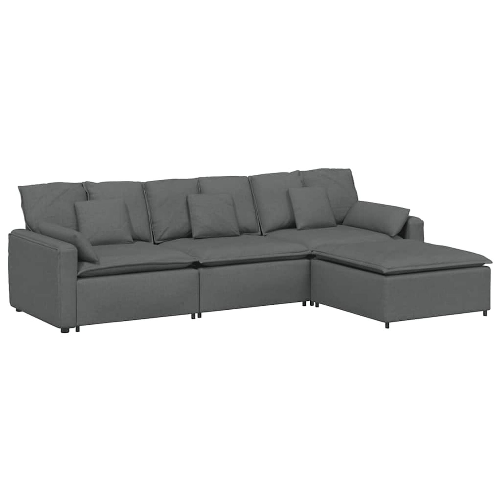 Modulares Ecksofa Mit Fußhocker Und Kissen 324 cm B - Konfigurierbare Farben!!!