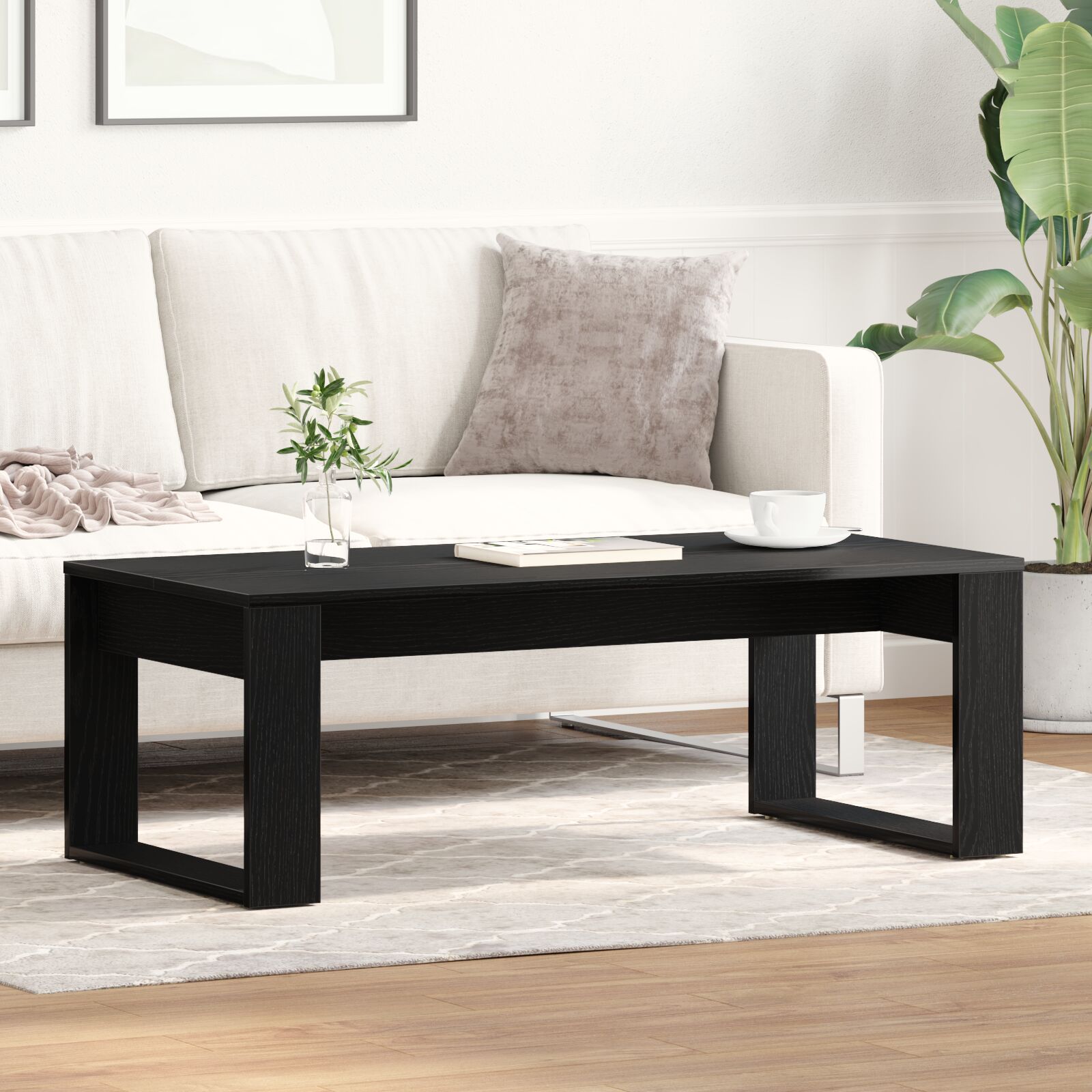 Couchtisch 102X50X35 cm Holzwerkstoff - Konfigurierbare Farben
