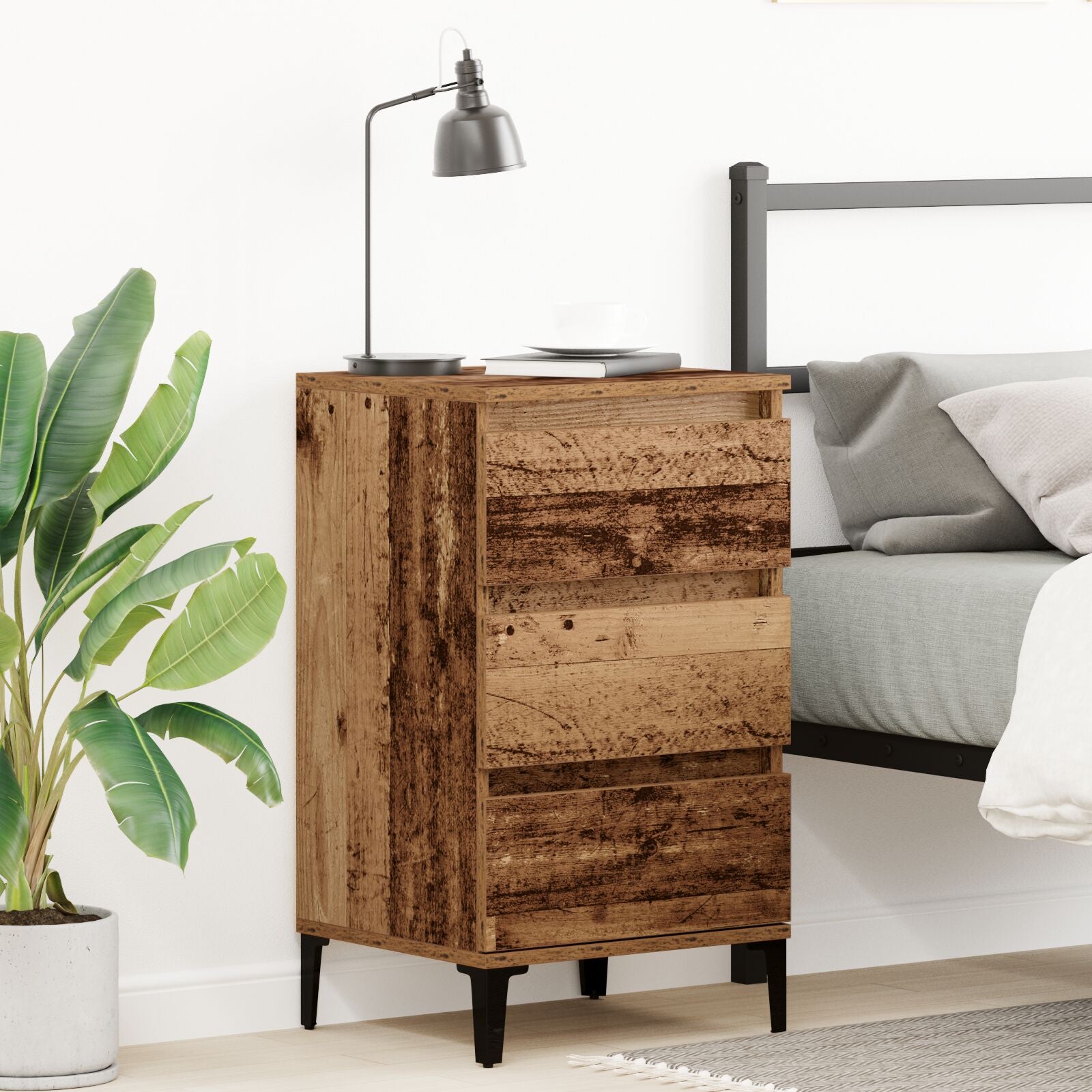 Nachttisch 40X35X70 cm Holzwerkstoff - Konfigurierbare Farben