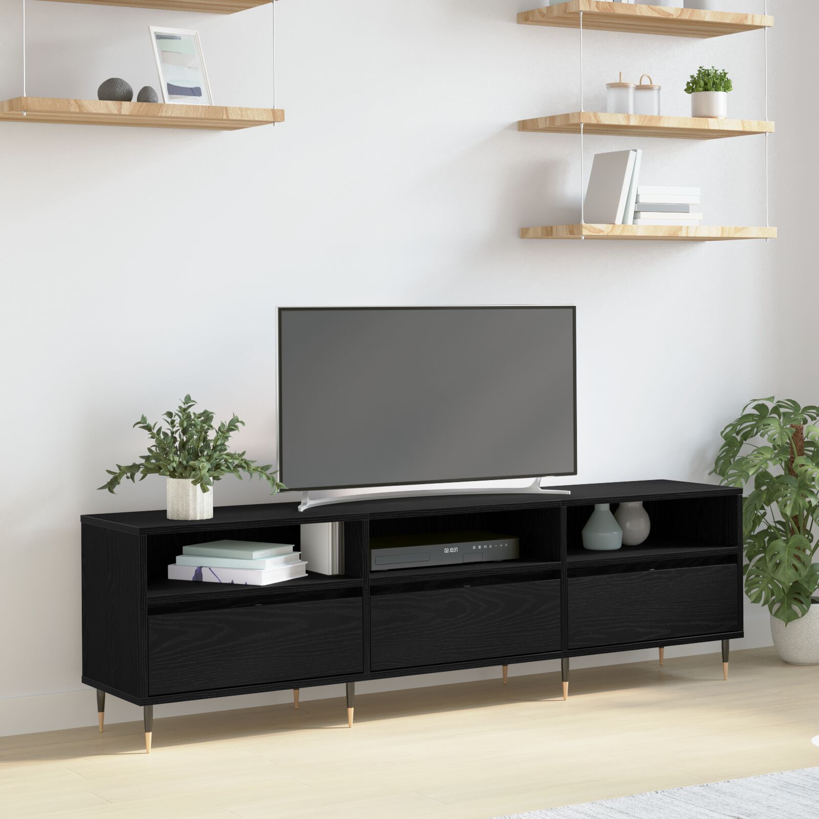 TV-Schrank 150X30X44,5 Cm Holzwerkstoff - Konfigurierbare Farben