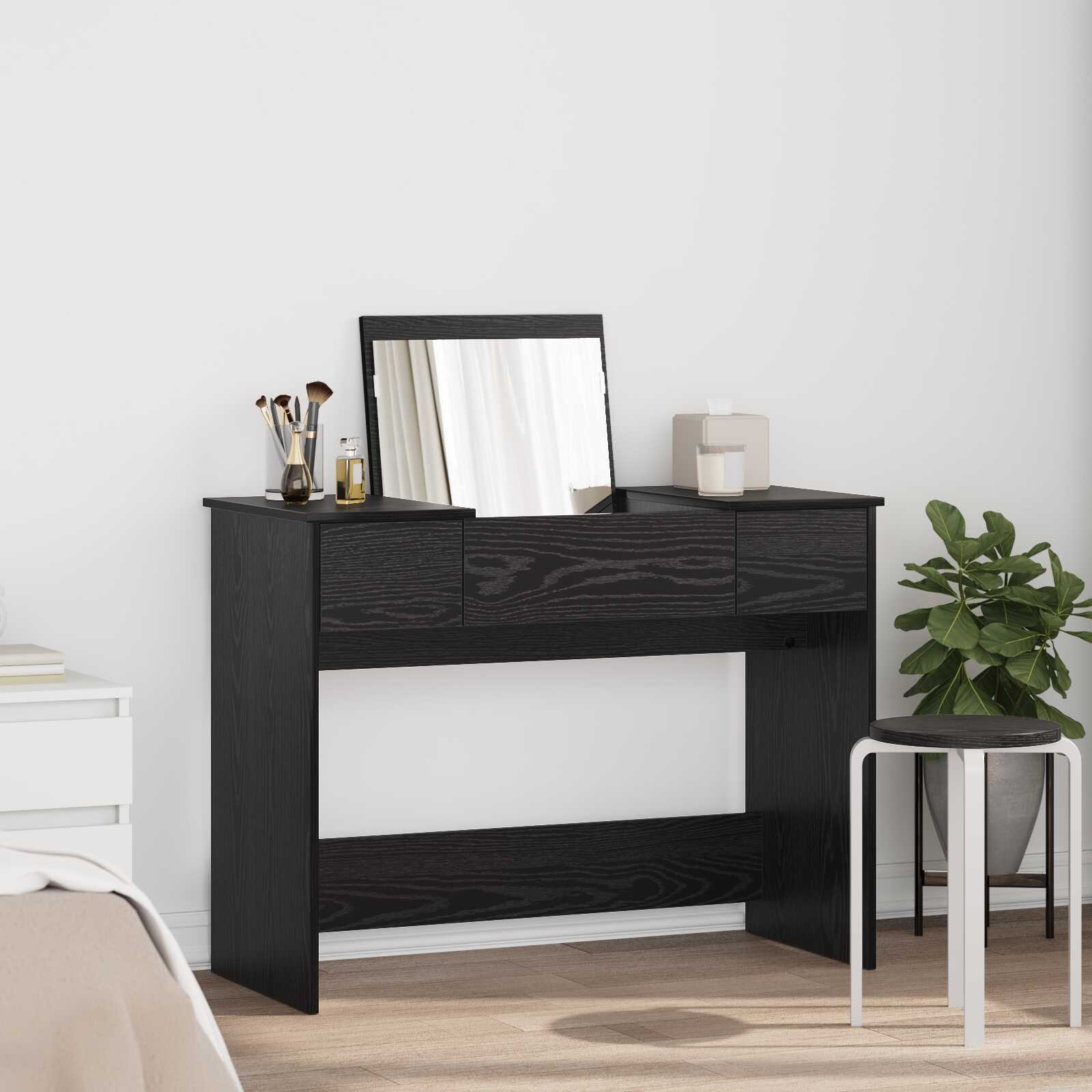Schminktisch Mit Spiegel 100X45X76 cm - Konfigurierbare Farben