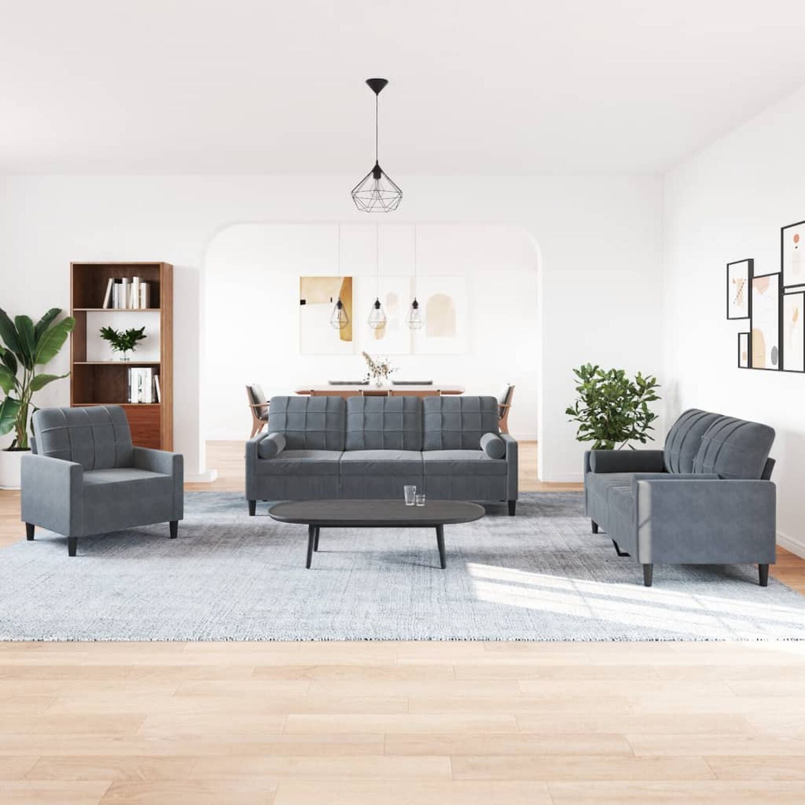 Sofa – Sessel, 1,2,3-Sitzer – Samt – Größen & Farben Konfigurierbar!!!