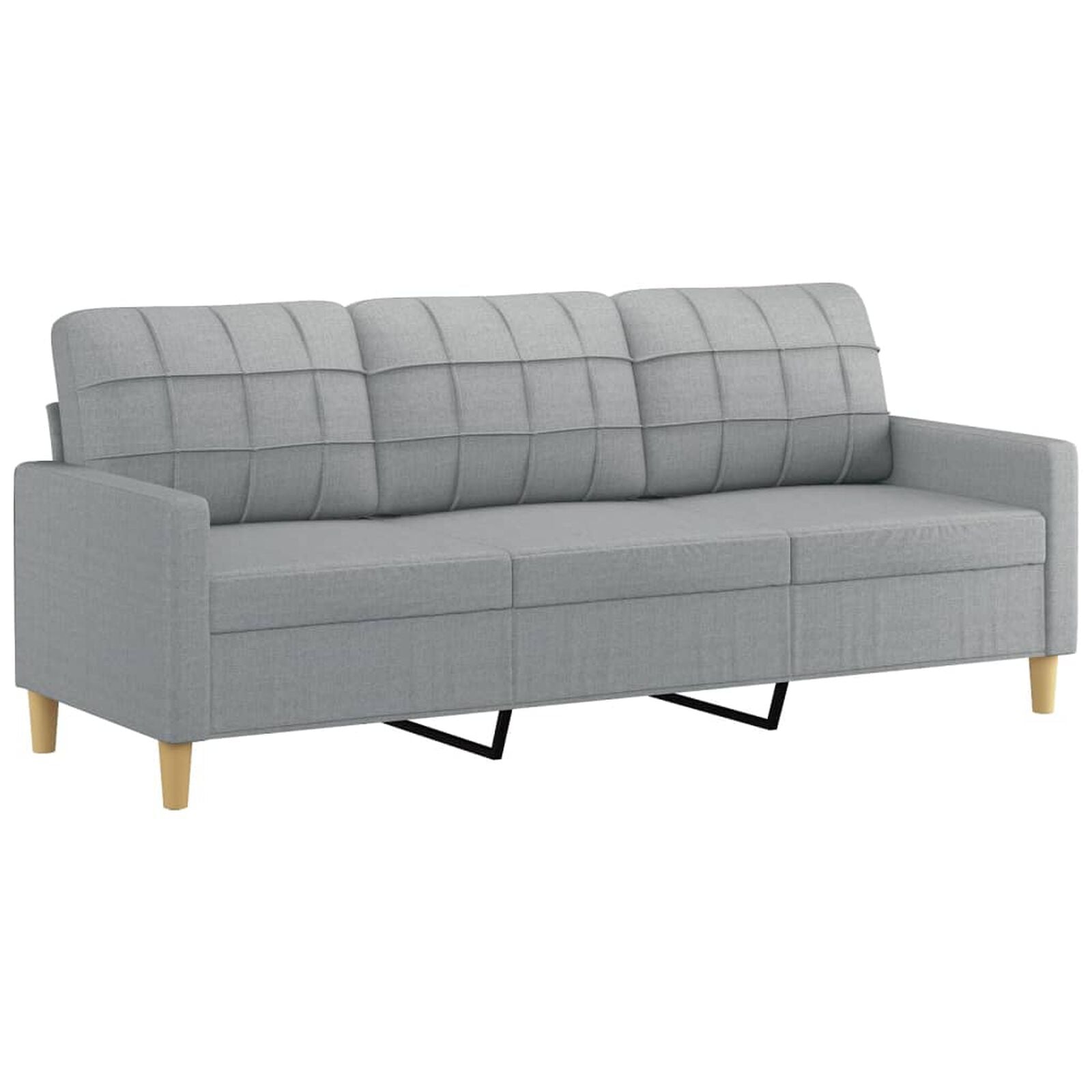 3-Sitzer-Sofa Mit Hocker Stoff - Konfigurierbare Farben!!!