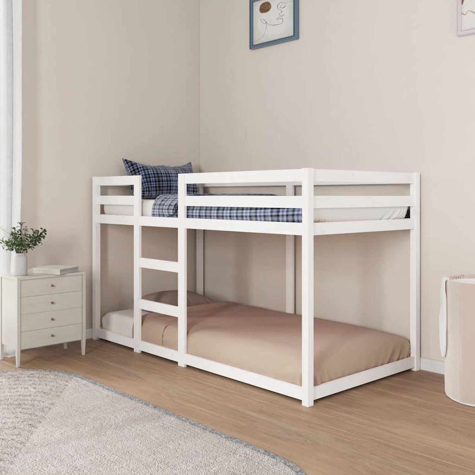 Etagenbett, Kinderbett Massivholz Kiefer - Größen & Farben Konfigurierbar!!!