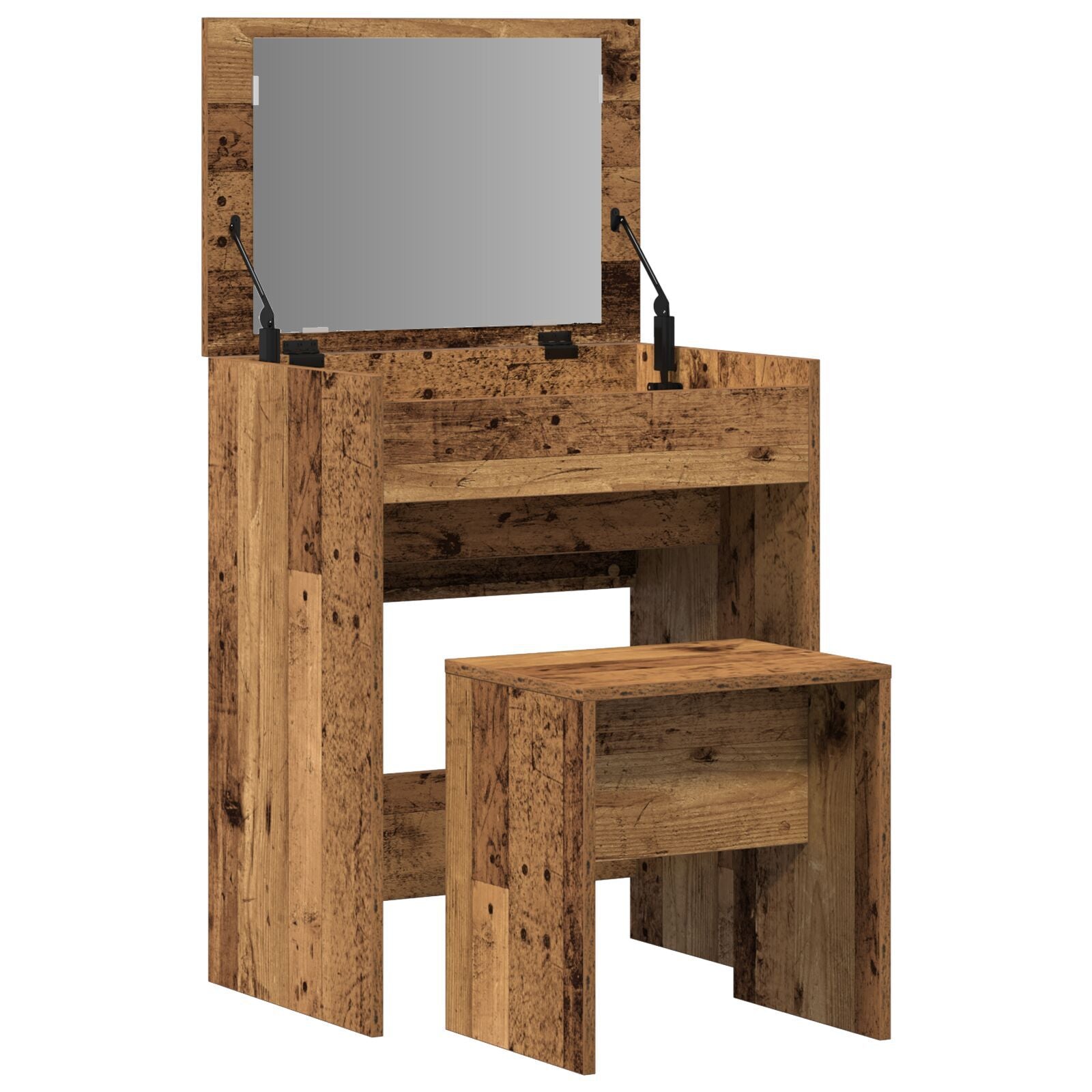 Schminktisch Mit Hocker 60X40X113,5 cm - Konfigurierbare Farben