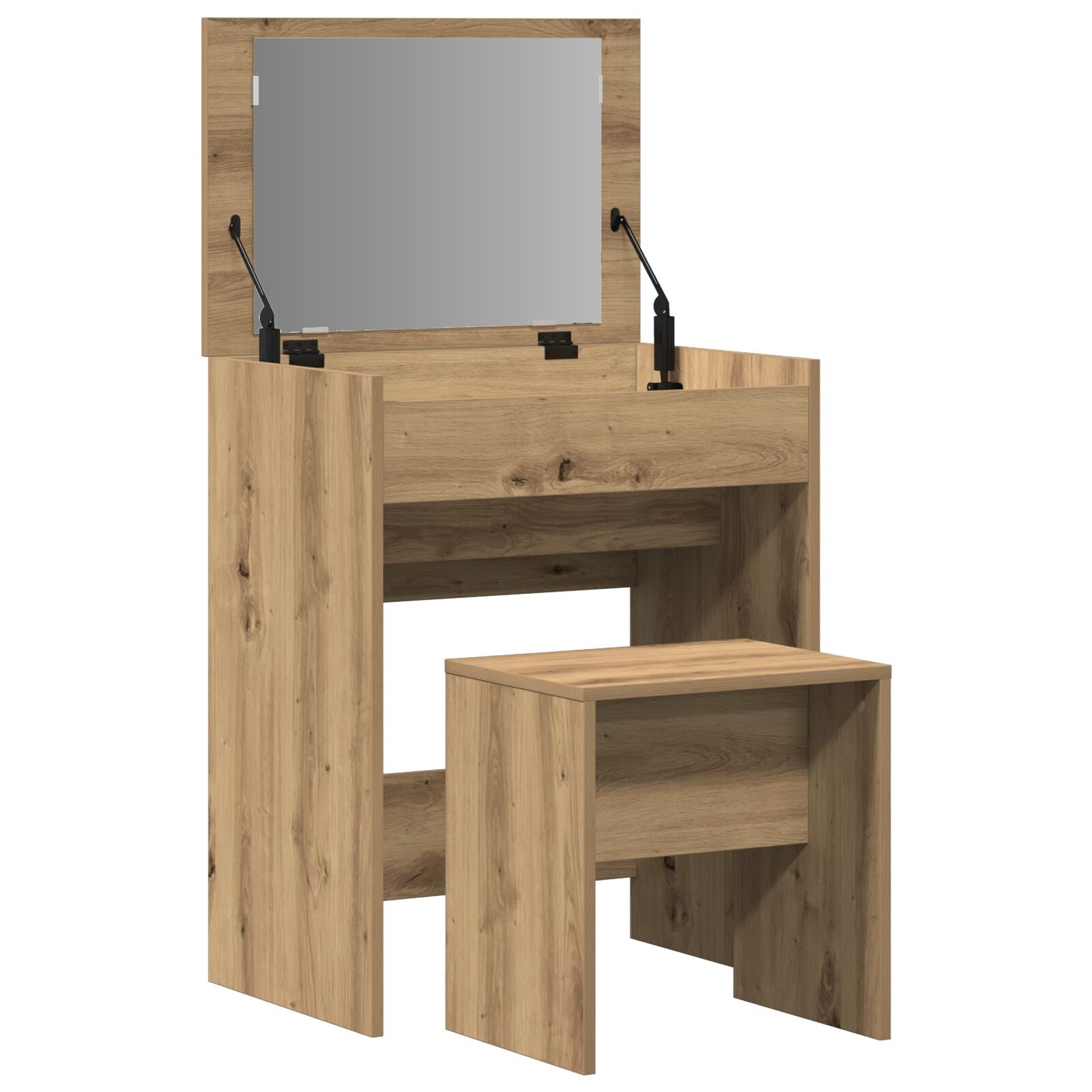 Schminktisch Mit Hocker 60X40X113,5 cm - Konfigurierbare Farben