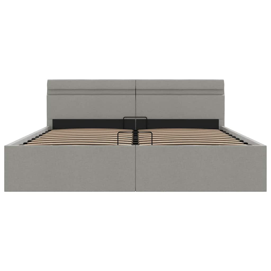 Bett Mit Bettkasten Hydraulisch LED Stoff – Größen & Farben konfigurierbar!!!