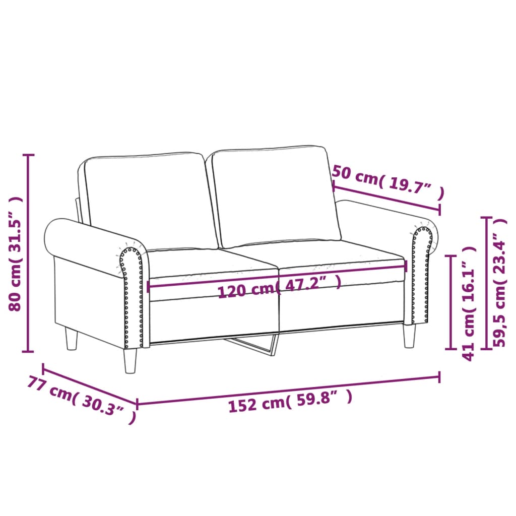 Sessel, 2-Sitzer - Kunstleder – Größen & Farben Konfigurierbar!!!