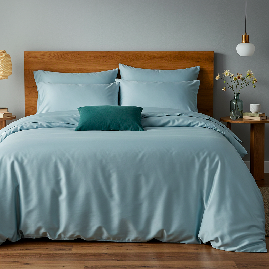 Luxe Baumwolle Satin Spannbettlaken