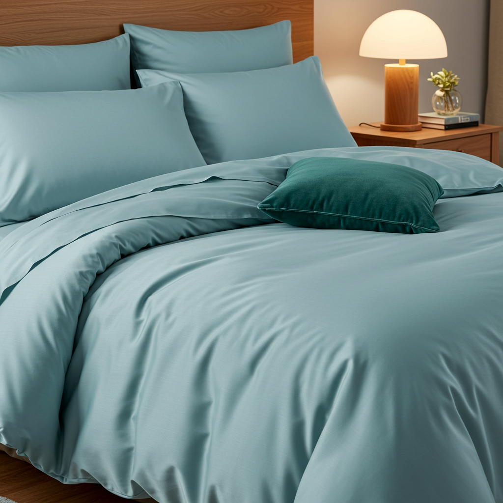 Luxe Baumwolle Satin Spannbettlaken