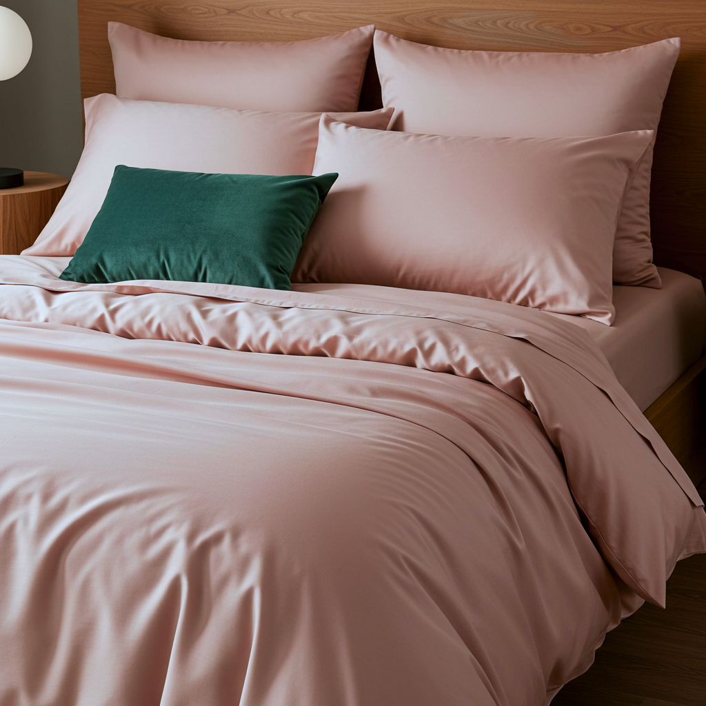 Luxe Baumwolle Satin Spannbettlaken