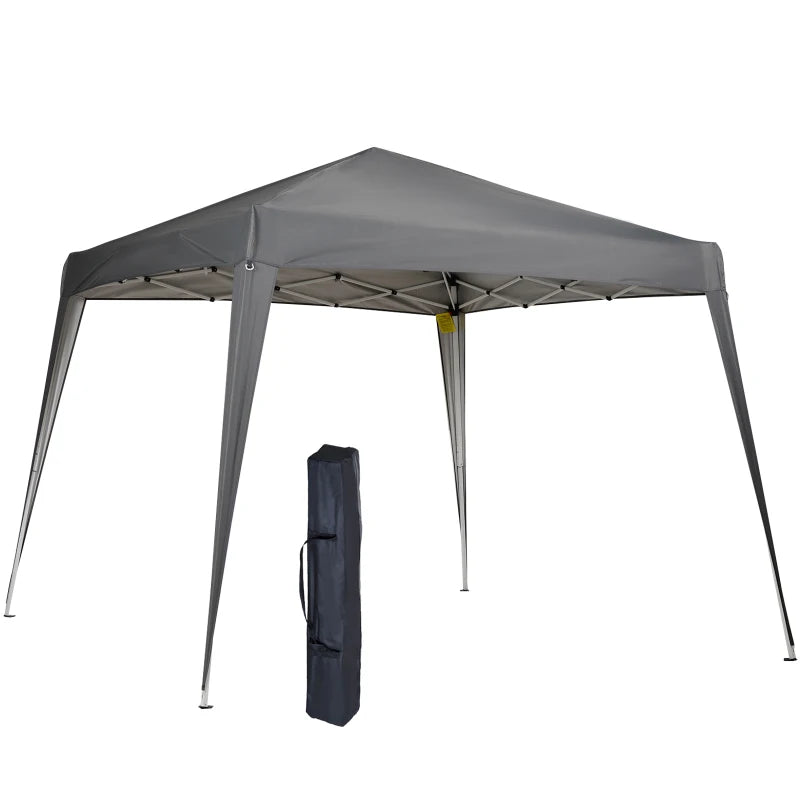 Faltpavillon 2,4x2,4m Pavillon Faltzelt mit UV-Schutz, Partyzelt inkl. Tragetasche für Garten
