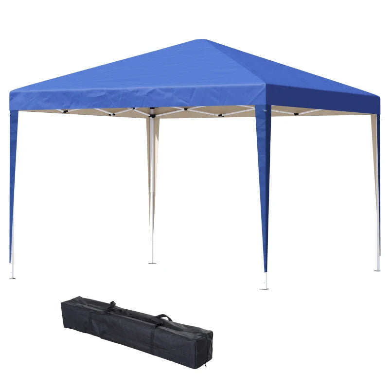 Pavillon, 2,95x2,95 m Pop-Up-Faltpavillon, Gartenpavillon, UV-Schutz, Stahl+Oxfordstoff