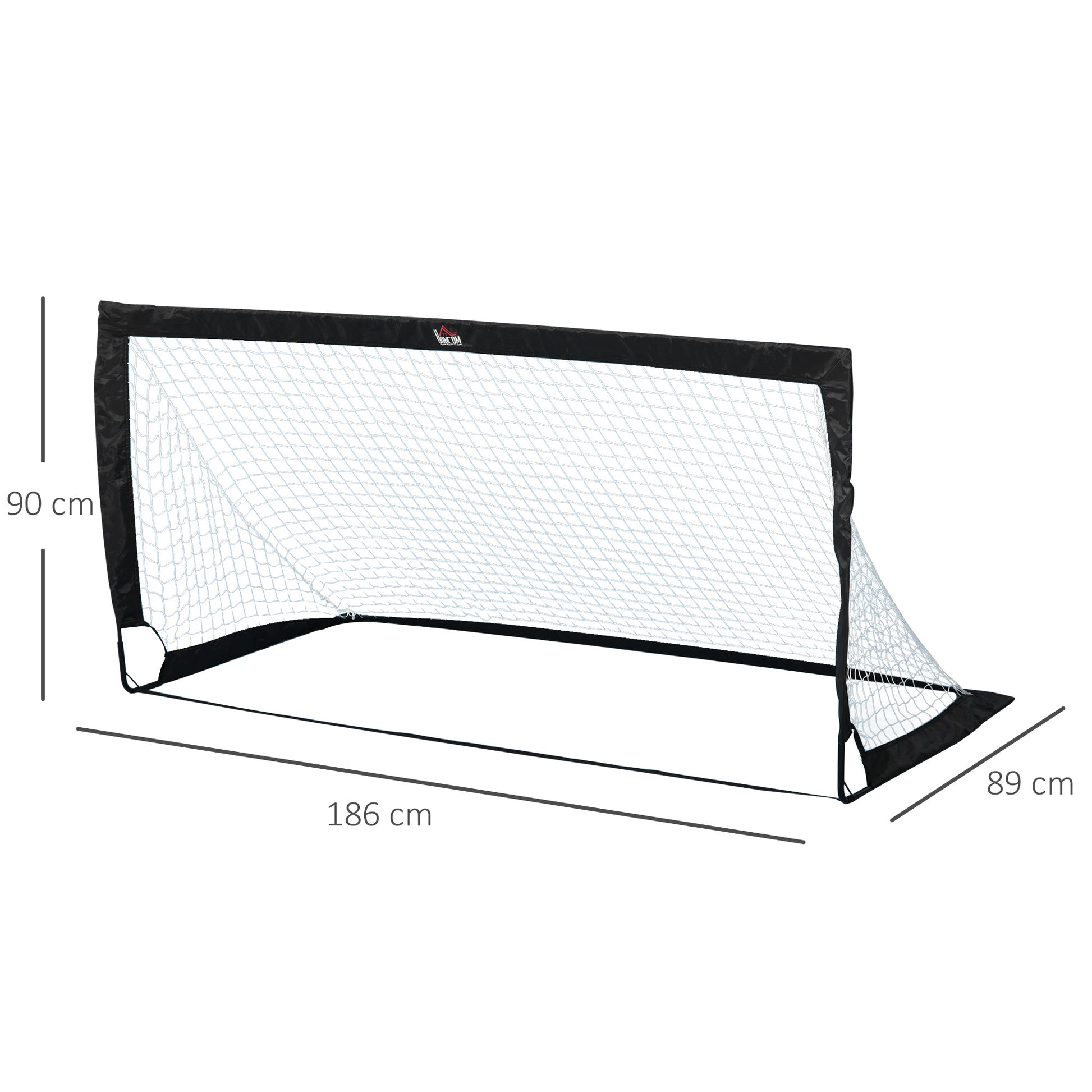 Fußballtor 2er Set faltbar 183 x 90 x 90 cm Fussballtor mit Tragetasche wetterfest Outdoor