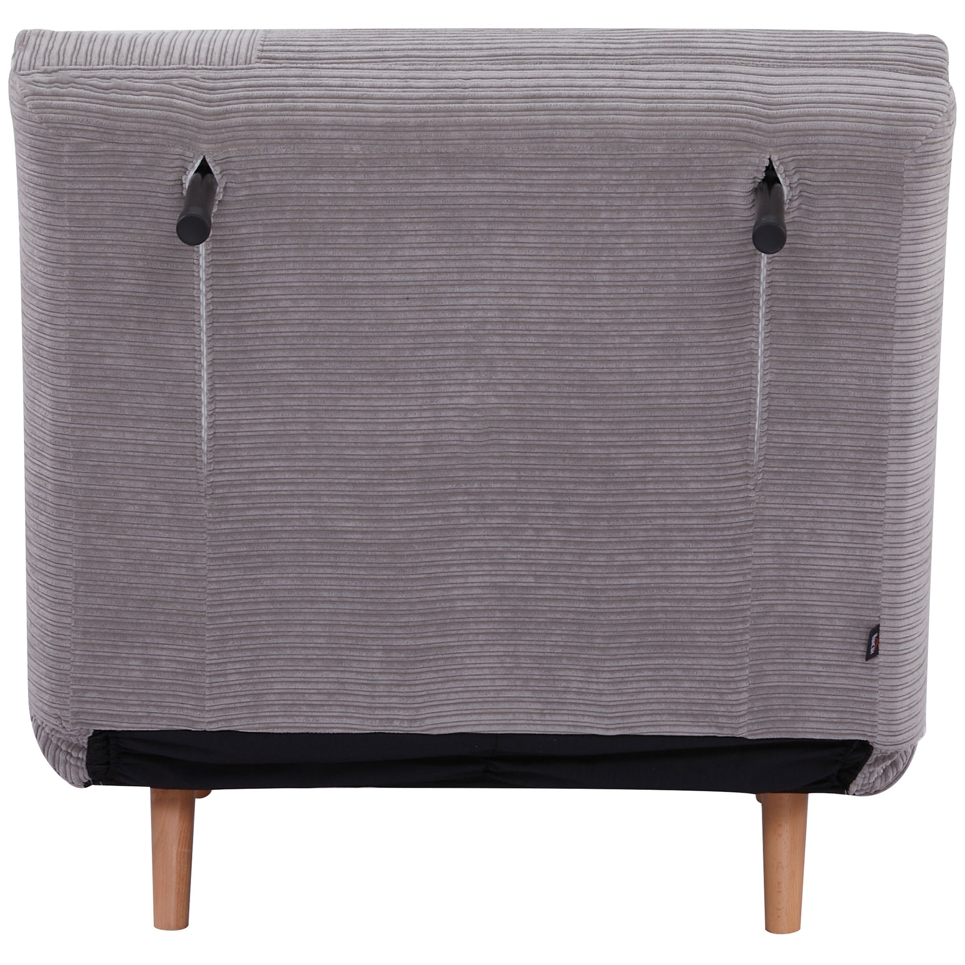2-in-1 Schlafsessel Gästebett, bis 200 kg, verstellbare Kopfstütze Cord-Optik 82 cm x 8 cm x 83 cm