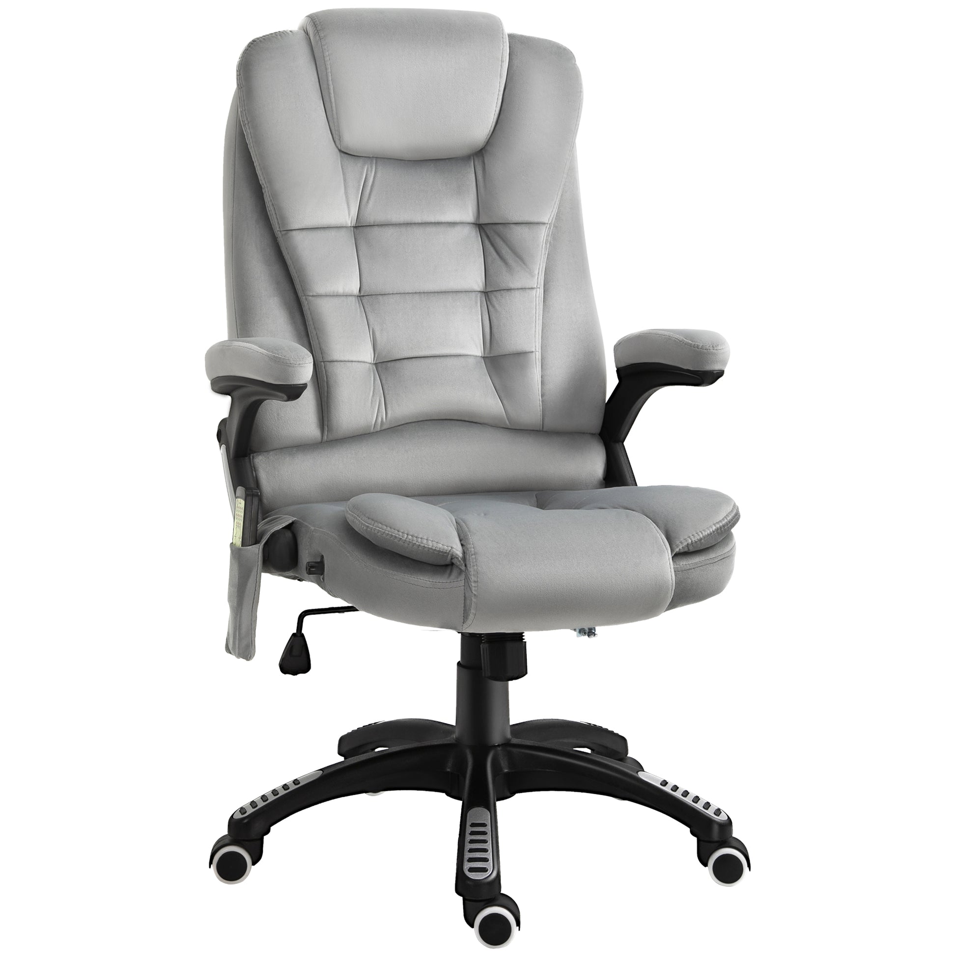 Bürostuhl Massagesessel mit Wärmefunktion, Ergonomischer Chefsessel, Höhenverstellbarer Drehstuhl
