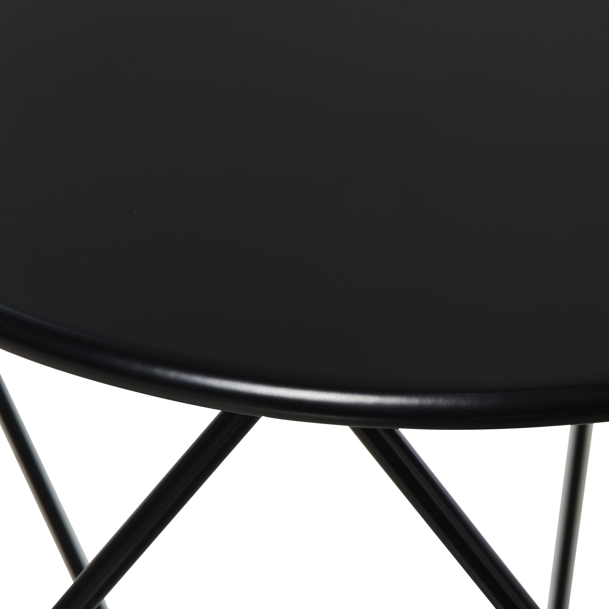 Couchtisch im Industrie-Design, Couchtisch, Metalltisch, Schwarz